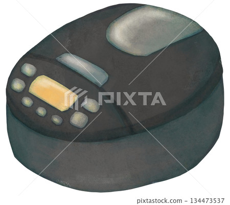 一個簡單的電飯鍋的插圖 一個簡單的電飯鍋的插圖 134473537