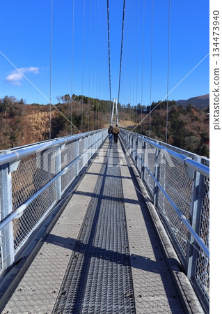 Japan's highest pedestrian bridge (Kokonoe "Yume" Suspension Bridge) 134473940