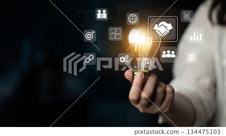 Partnership business strategy and collaboration concept Parse Partnership business strategy and collaboration concept Parse 134475103