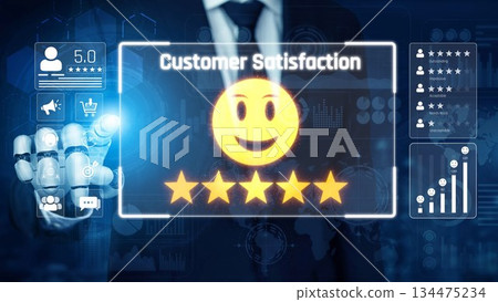 AI Customer Feedback and Satisfaction Evaluation Marrow 134475234