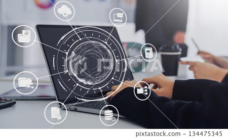 Managing online documents cloud storage and digital file security icons Gist Managing online documents cloud storage and digital file security icons Gist 134475345
