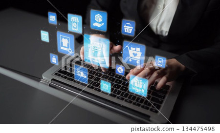 Omni-Channel Shopping for Seamless Customer Experience Funnel Omni-Channel Shopping for Seamless Customer Experience Funnel 134475498