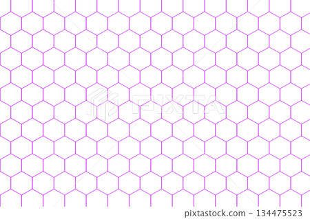 Cyber Honeycomb Pattern Purple 134475523