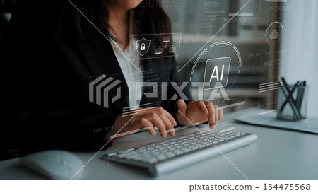 Artificial Intelligence System Interface for Future Technology Marrow 134475568