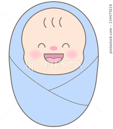 Newborn little boy Baby Shower Bliss 134475619