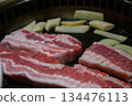 Enjoy delicious authentic Korean samgyeopsal 134476113