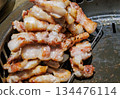 Enjoy delicious authentic Korean samgyeopsal 134476114