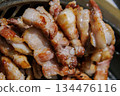 Enjoy delicious authentic Korean samgyeopsal 134476116