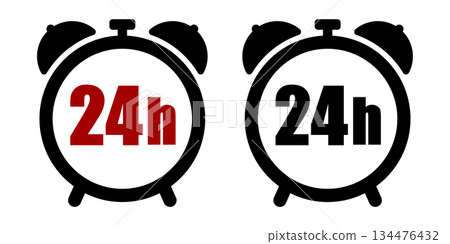 24小時送達圖標 134476432