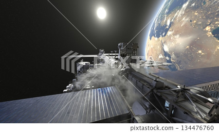 衛星和地球 134476760