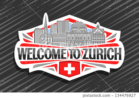 Vector logo for Zurich Vector logo for Zurich 134476927