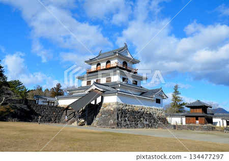 Shiroishi Castle Three-story Turret Shiroishi Castle Three-story Turret 134477297