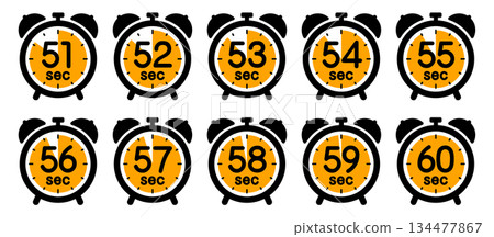 Clock icon showing time 134477867