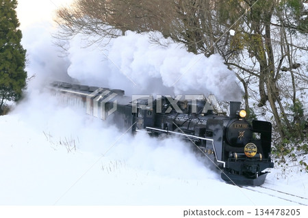 Banetsu West Line SL擁有雪景 Banetsu West Line SL擁有雪景 134478205