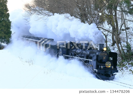 Banetsu West Line SL擁有雪景 Banetsu West Line SL擁有雪景 134478206