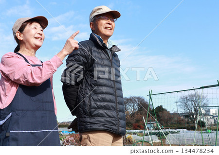 廚房花園年長夫婦 廚房花園年長夫婦 134478234
