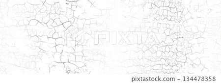 Grey gradient crackle texture as a seamless overlay pattern on white bg Grey gradient crackle texture as a seamless overlay pattern on white bg 134478358