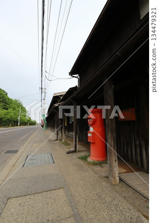 青森縣弘前市,圓形郵筒前的風景(石破家宅邸前) 青森縣弘前市,圓形郵筒前的風景(石破家宅邸前) 134479321