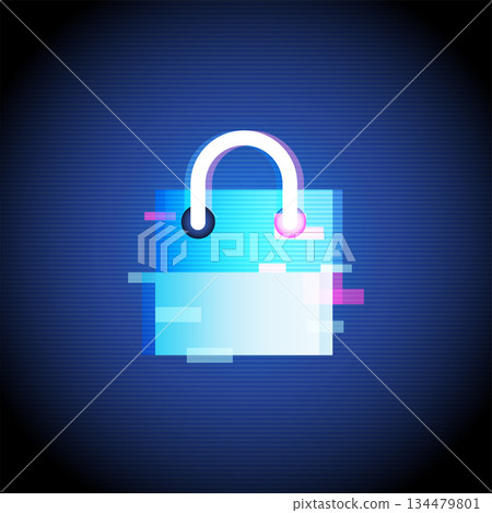 Online Shopping Glitch Technology Background Online Shopping Glitch Technology Background 134479801