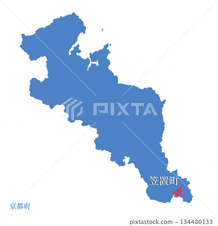 京都府嵯樂郡笠木町 134480133