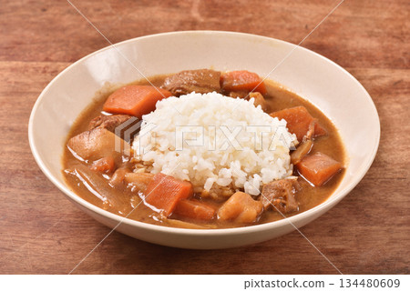 Pork curry rice Pork curry rice 134480609