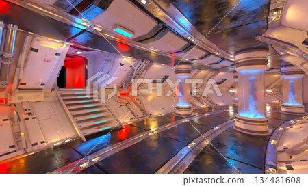 Scenery inside the spacecraft 134481608