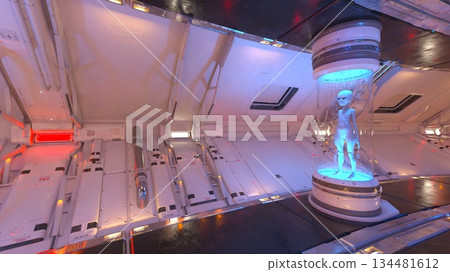 Scenery inside the spacecraft Scenery inside the spacecraft 134481612