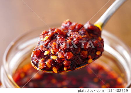 Edible chili oil Edible chili oil 134482839