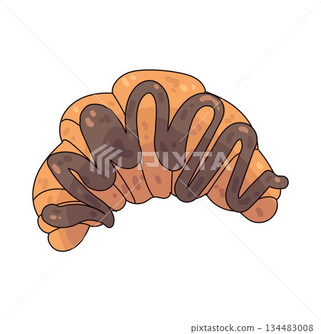 illustration of Croissant illustration of Croissant 134483008
