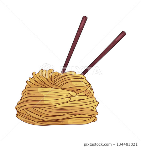 illustration of Noodles illustration of Noodles 134483021
