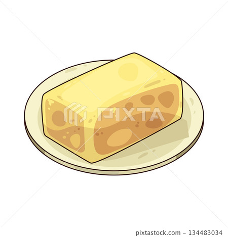 illustration of Butter illustration of Butter 134483034