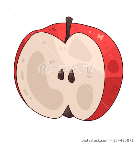 illustration of Apple illustration of Apple 134483071