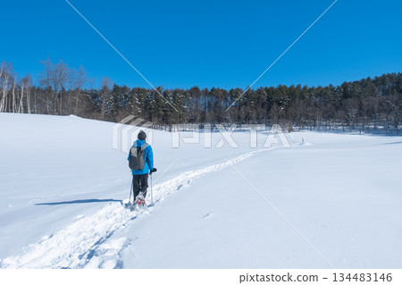 中山高原雪地徒步 134483146