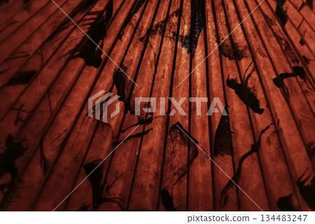 A light of a Japanese umbrella A light of a Japanese umbrella 134483247