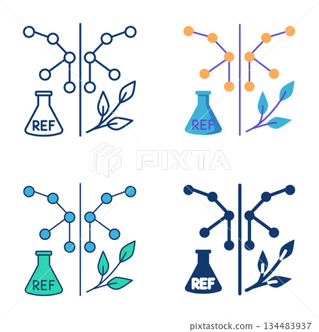 Biosimilar icon set Biosimilar icon set 134483937