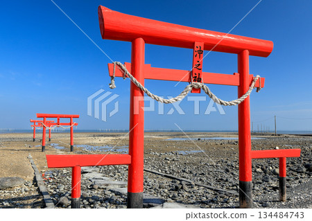 王神社 - 退潮時水下鳥居,佐賀郡富士通郡多良町 王神社 - 退潮時水下鳥居,佐賀郡富士通郡多良町 134484743