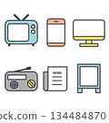 Media Icon Set 134484870