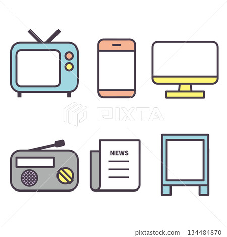 媒體圖示集 134484870