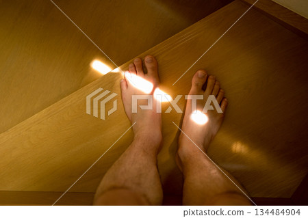 樓梯 腳步 步驟 134484904