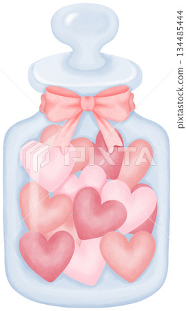Coquette Valentine soft watercolor clipart for feminine design Coquette Valentine soft watercolor clipart for feminine design 134485444