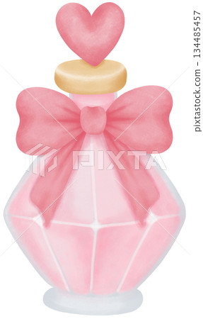 Coquette Valentine watercolor Perfume elements in coquette aesthetic 134485457