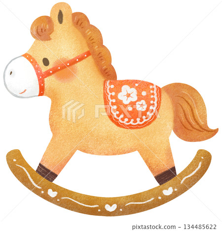 Cute Rocking Horse 134485622