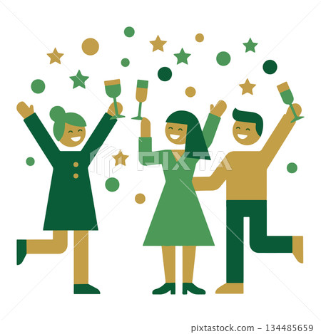 Festive Celebration with Friends Festive Celebration with Friends 134485659