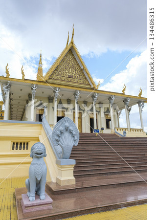 The Royal Palace is lined with luxurious Khmer-style buildings The Royal Palace is lined with luxurious Khmer-style buildings 134486315