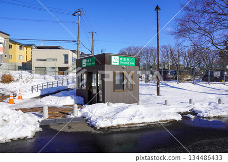 停車場吸菸區(Do-o Expressway,Nopporo PA) 停車場吸菸區(Do-o Expressway,Nopporo PA) 134486433