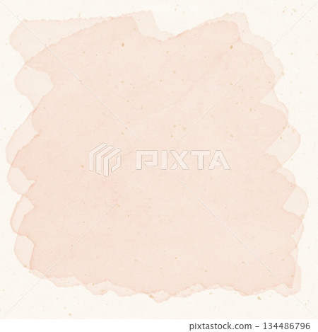 橙色水彩日式和紙紋理禪意背景 134486796