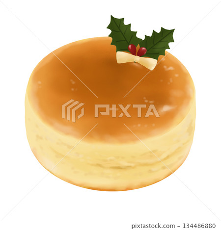 聖誕節起司蛋糕插圖 聖誕節起司蛋糕插圖 134486880