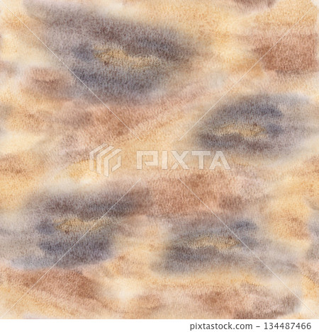 A seamless pattern in shades of brown, beige, and lilac. A watercolor illustration created from watercolor stains for decorating design projects, creating additional backgrounds, printing on fabric. A seamless pattern in shades of brown, beige, and lilac. A watercolor illustration created from watercolor stains for decorating design projects, creating additional backgrounds, printing on fabric. 134487466
