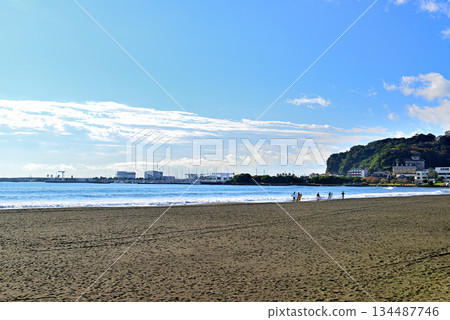 Kanagawa Prefecture Enoshima Coast Higashihama Beach Kanagawa Prefecture Enoshima Coast Higashihama Beach 134487746