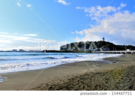 Kanagawa Prefecture Enoshima Coast Higashihama Beach 134487751